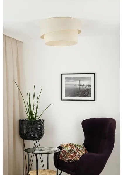 Brilagi - Stropné svietidlo SHINE 1xE27/15W/230V pr. 50 cm krémová