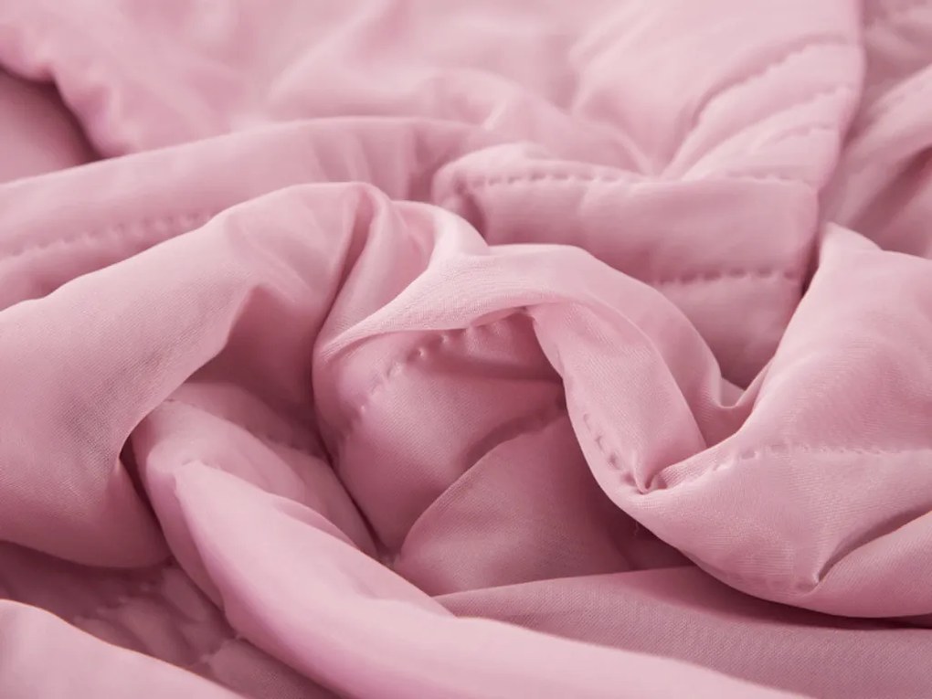 Chladiaca letná prikrývka CELIA, ružová Rozmer: 160 x 200 cm