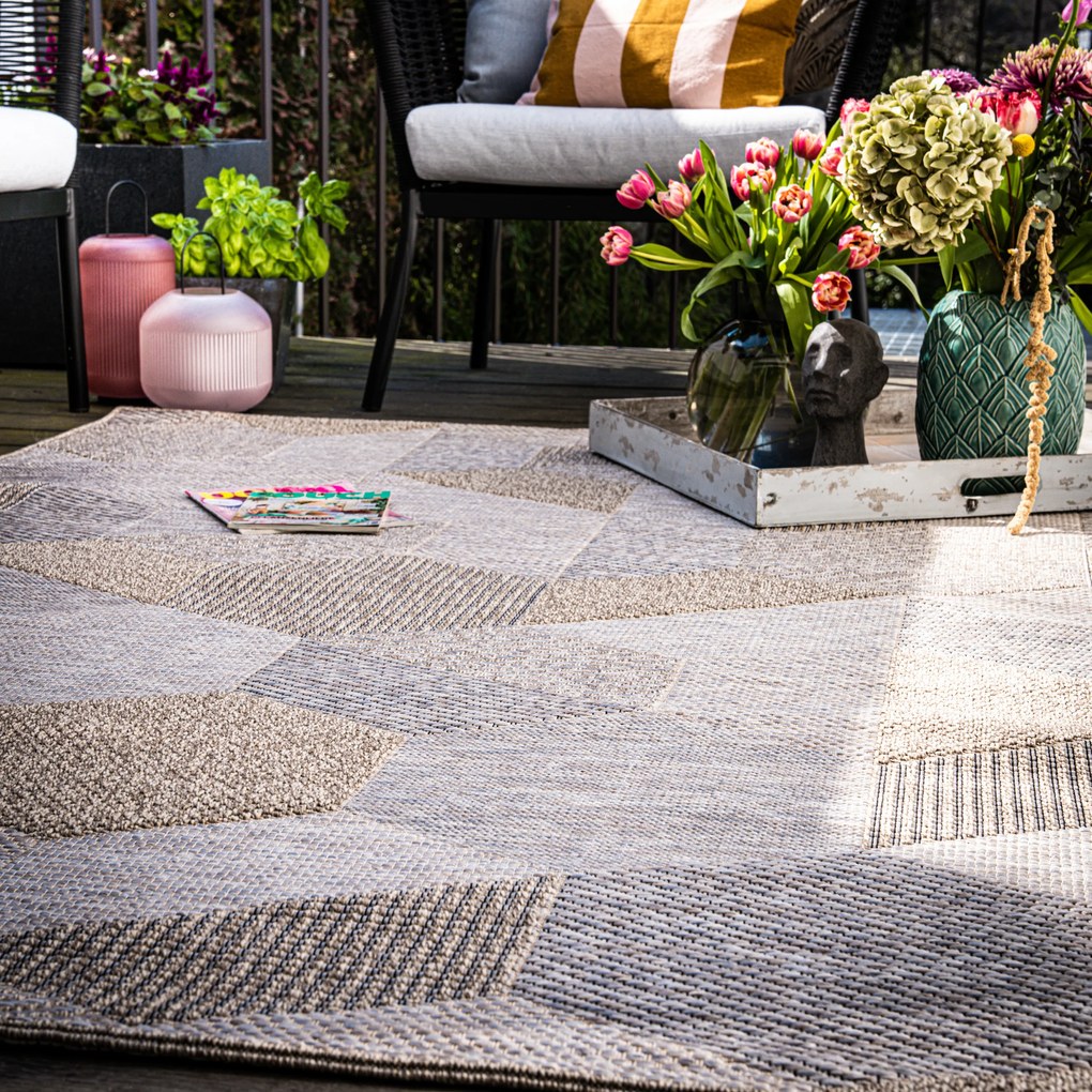 Obsession, Kusový koberec My Oslo 705 Taupe - na von aj na doma, 80x150, béžová, chodba / predsieň