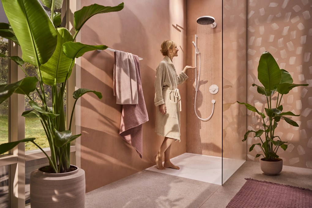 Hansgrohe ShowerSelect Comfort S, termostat pod omietku pre 2 spotrebiče, biela matná, HAN-15554700