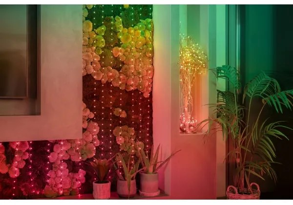 Twinkly TWKP200RGB-G - LED RGB Stmievateľná vianočná reťaz 200xLED 14 m USB Wi-Fi