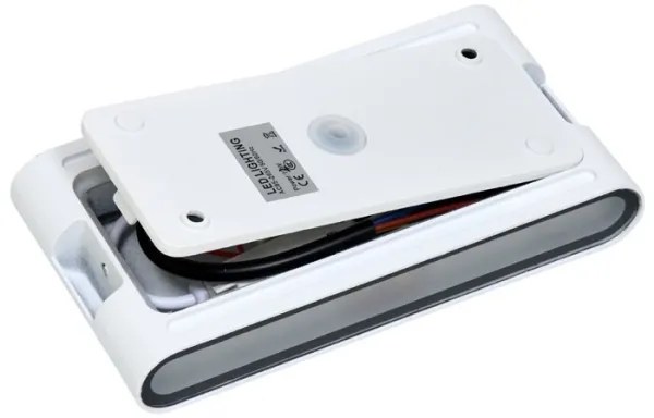 Ecolite ZFP12-BI - LED Vonkajšie nástenné svietidlo BRICK 2xLED/6W/230V IP65 biela