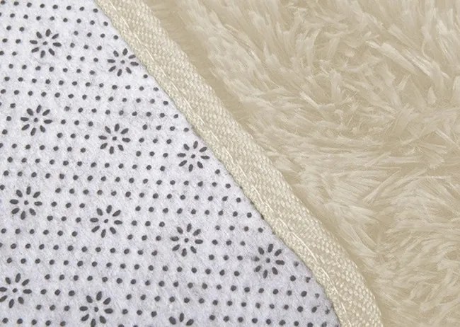 Protišmykový koberec SHAGGY béžový