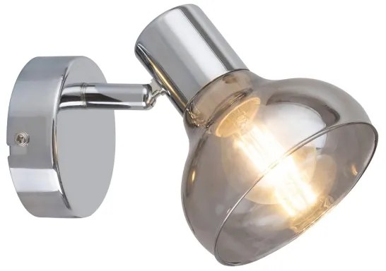 Rabalux 5555 - Nástenné svietidlo HOLLY 1xE14/40W/230V lesklý chróm
