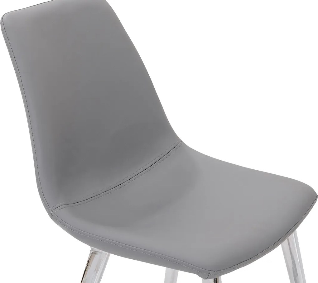 2x Stolička Hawaj CL-18062 svetlo šedá