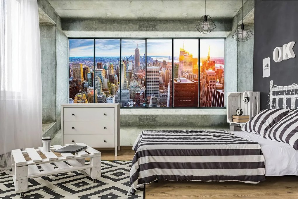 Fototapeta - Pohľad na New York City (254x184 cm)