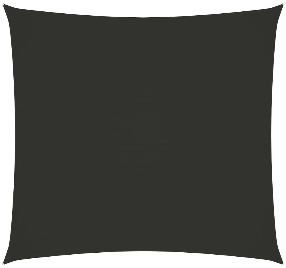 vidaXL Tieniaca plachta, oxford, štvorcová 3x3 m, antracitová