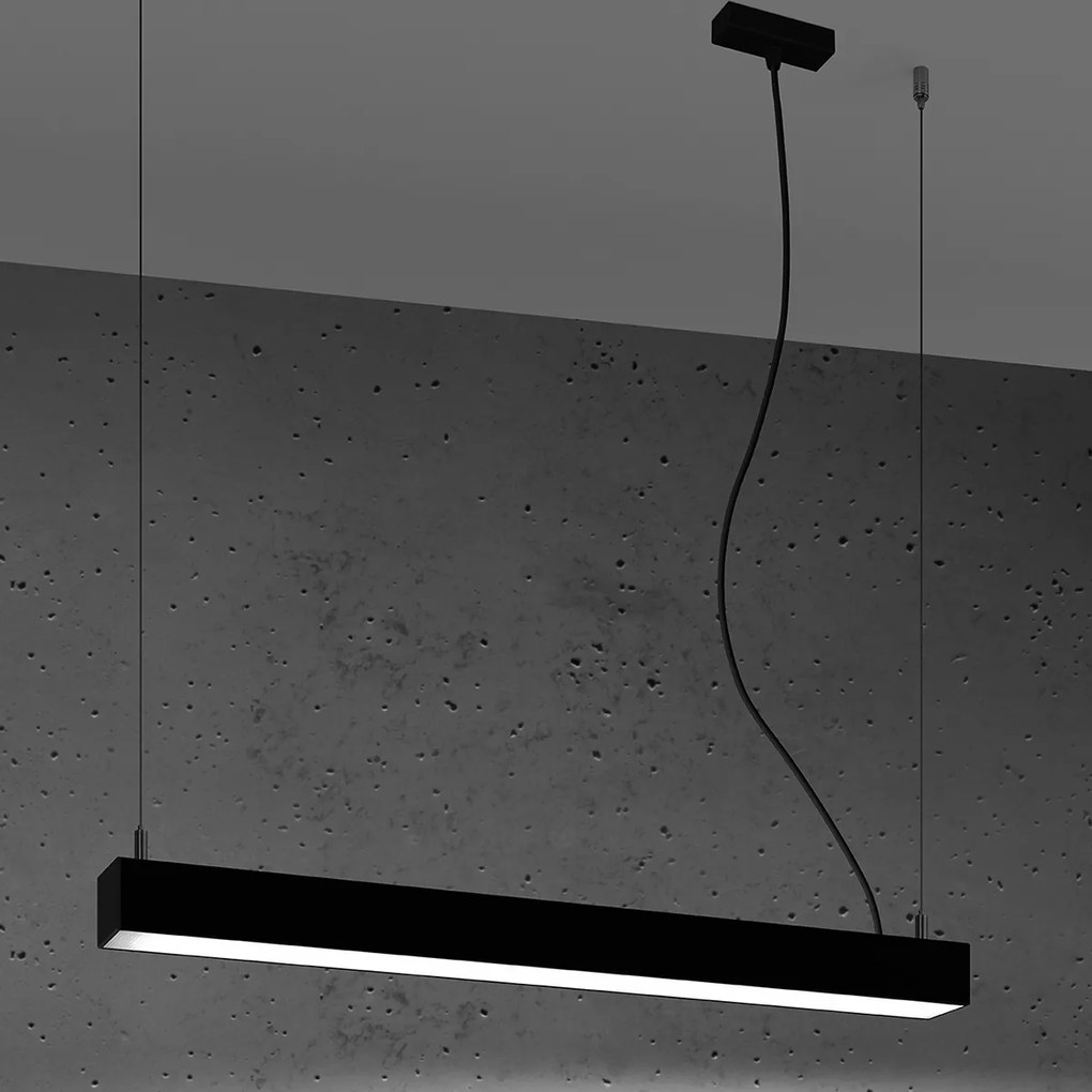 Závesné LED svietidlo Pinne 67, 1x LED 17w, 3000k, b