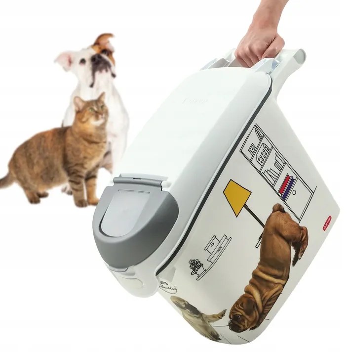 Kontejner a úložný box na granule pro psy, 15l/6kg DOG