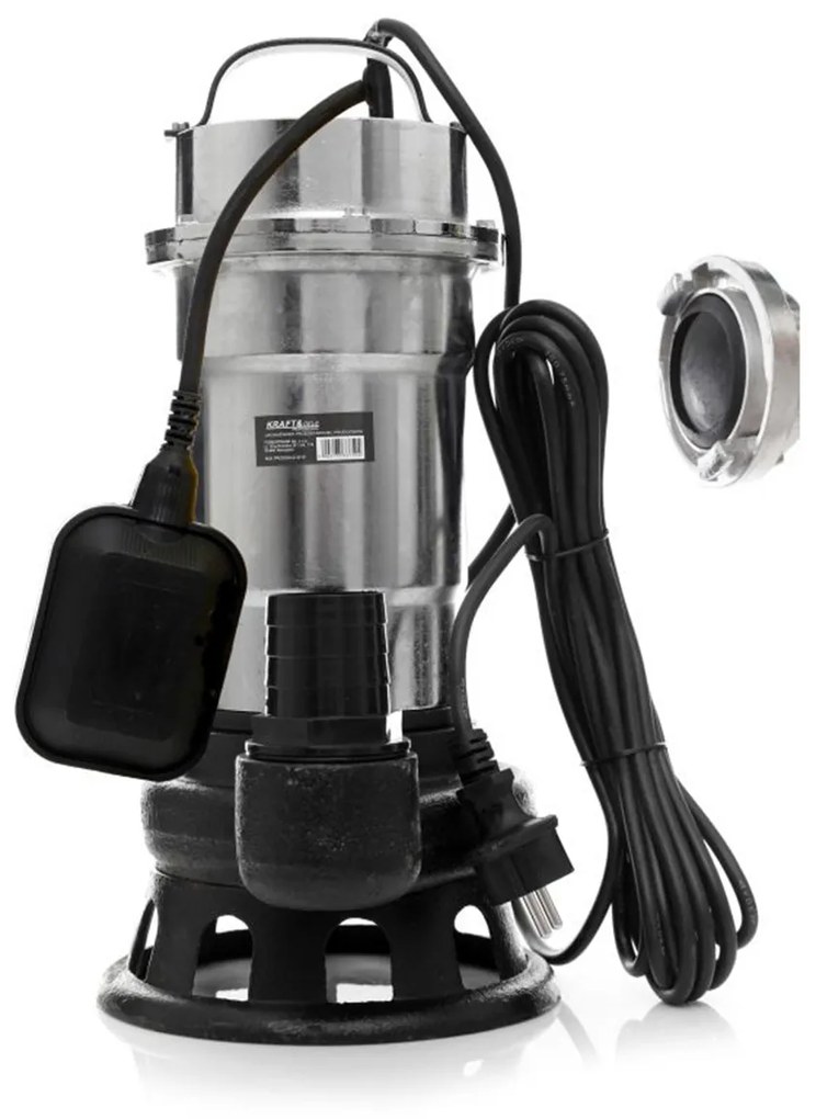 Ponorné čerpadlo s drvičom + plavák 3100W | KD763