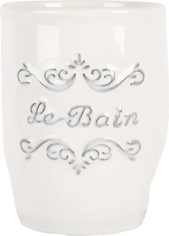 Keramický kelímek na kartáčky Le Bain - Ø 8*10 cm