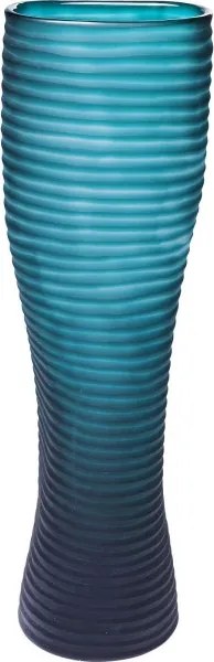 KARE DESIGN Sada 2 ks − Váza Swirl Turquoise 46 cm