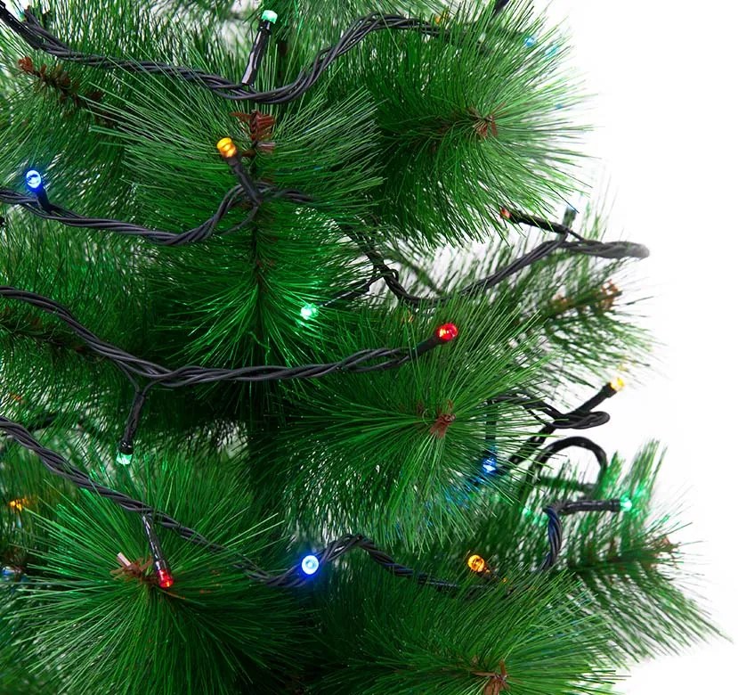 Vianočné svetielka - 100 LED - 10 m - farebné