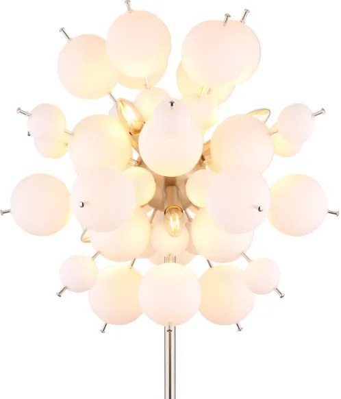 Globo 15633SO - Stojacia lampa UDO 6xE14/25W/230V biela