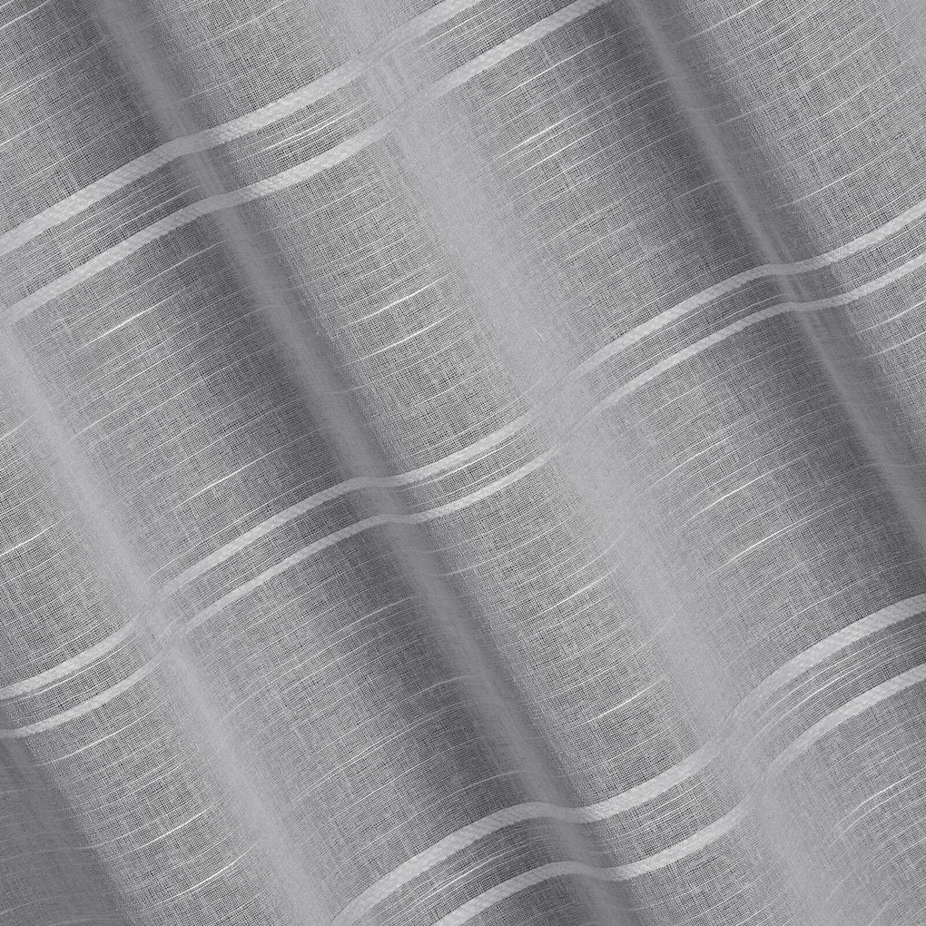 ZÁCLONA NA KRÚŽKOCH ARCADIA 140 X 250 CM STRIEBORNÁ