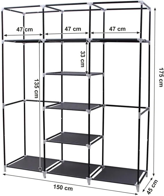 Šatníková skriňa RYG12B