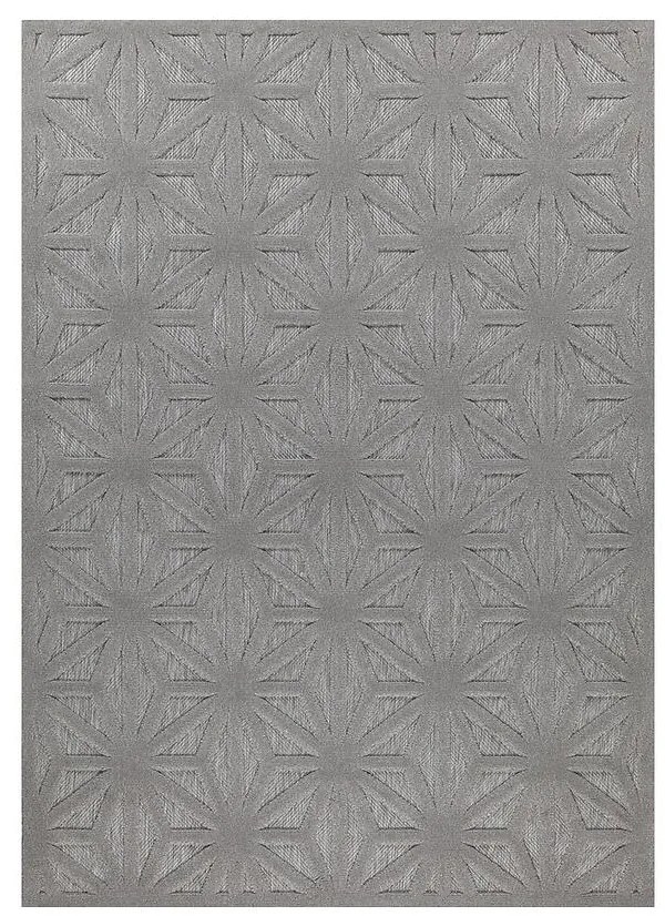 Koberc Frisee Santorini 1,33/1,9 58369a D74 3 svetlošedá