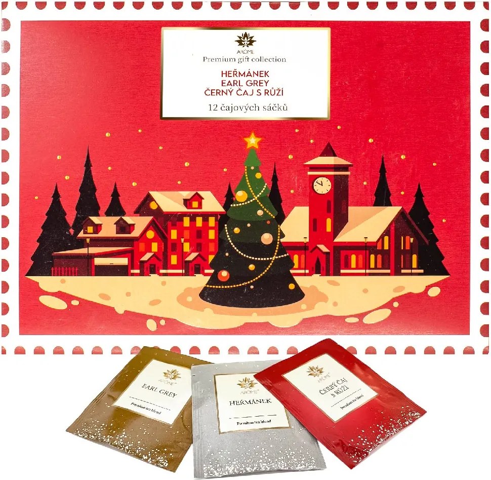 ARÔME Premium gift collection - Harmanček, Earl Grey, Čierny čaj s ružou
