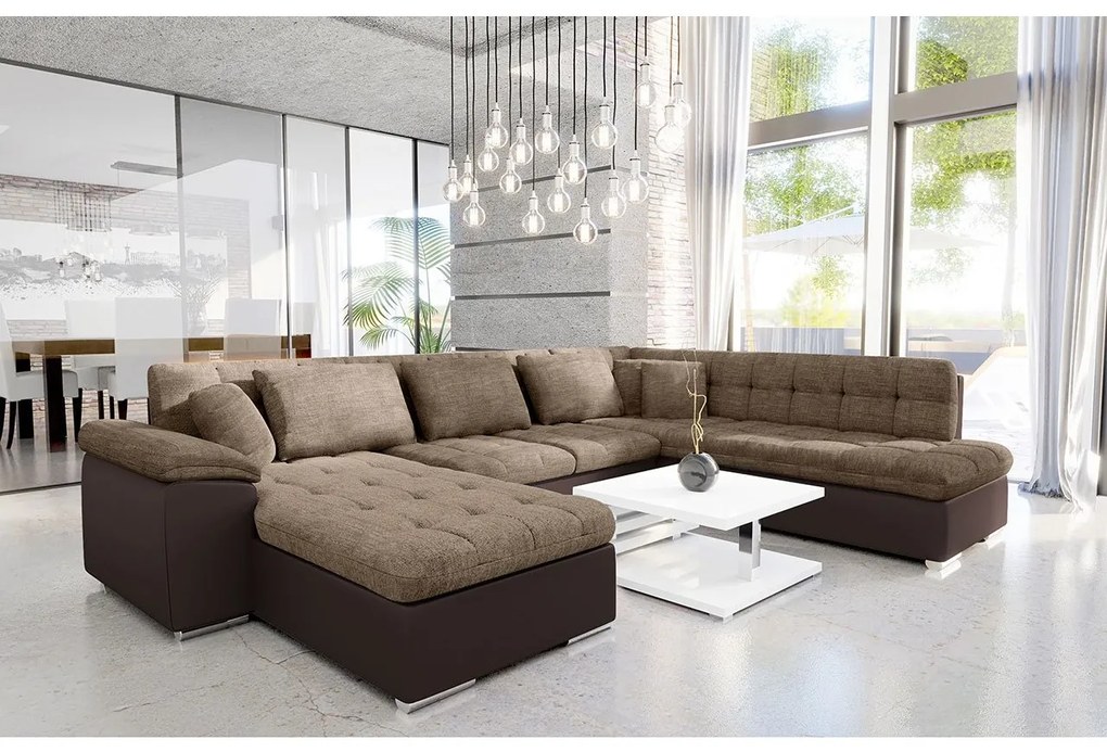 Rohová sedačka Tony s funkciou spania, Dostupné poťahy: Nazar 225.02, Strana: Ľavá - U