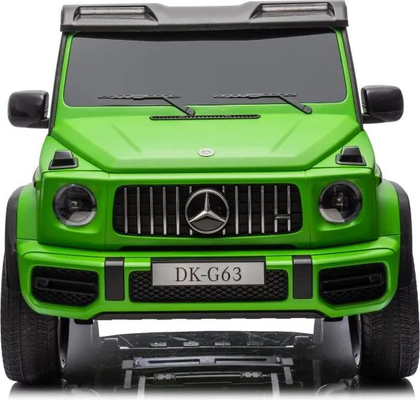 LEAN CARS Elektrické autíčko Mercedes G63 XXL zelené lakované 4x4