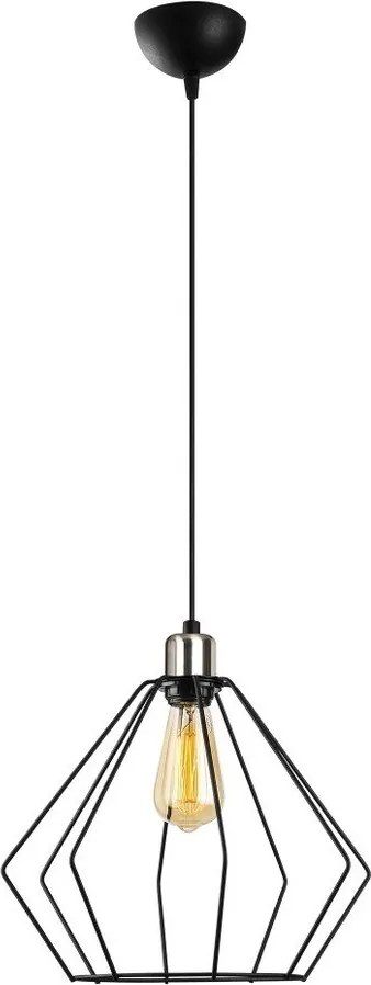 Čierne kovové závesné svietidlo Opviq lights Aristea