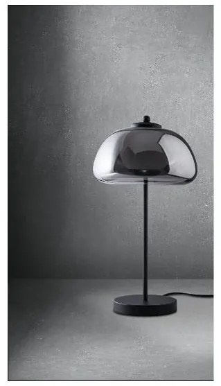 Livarno home Stolná LED lampa (sivé sklo) (100393468)