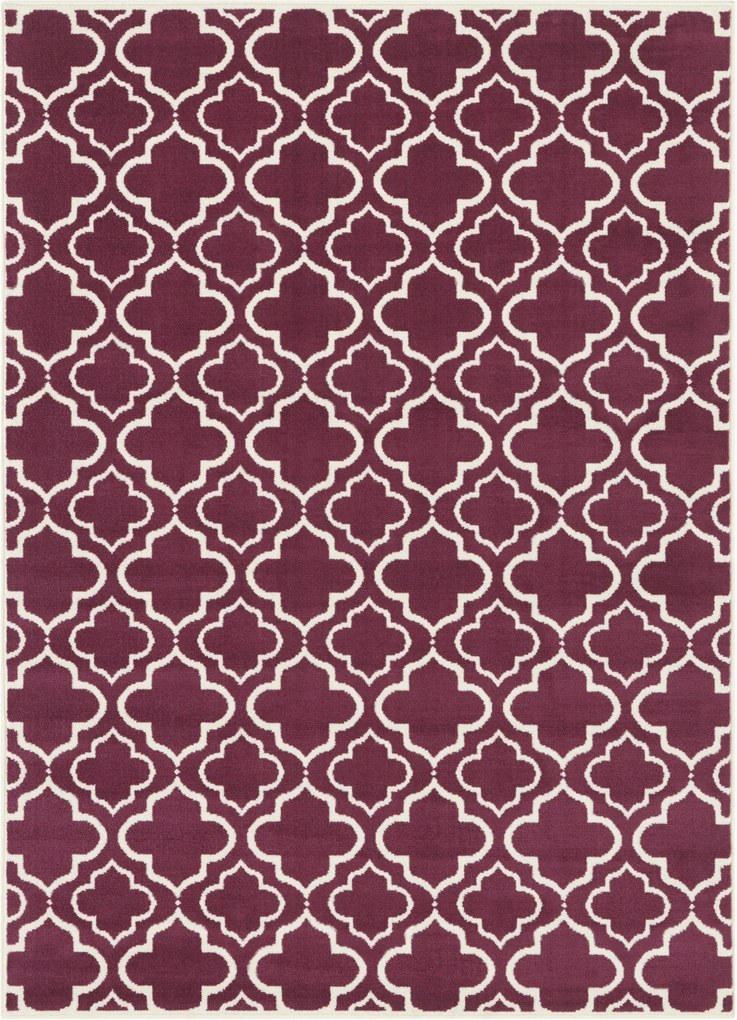 Mujkoberec Original Kusový koberec Mujkoberec Original 104302 Cream/Violet - 80x150 cm
