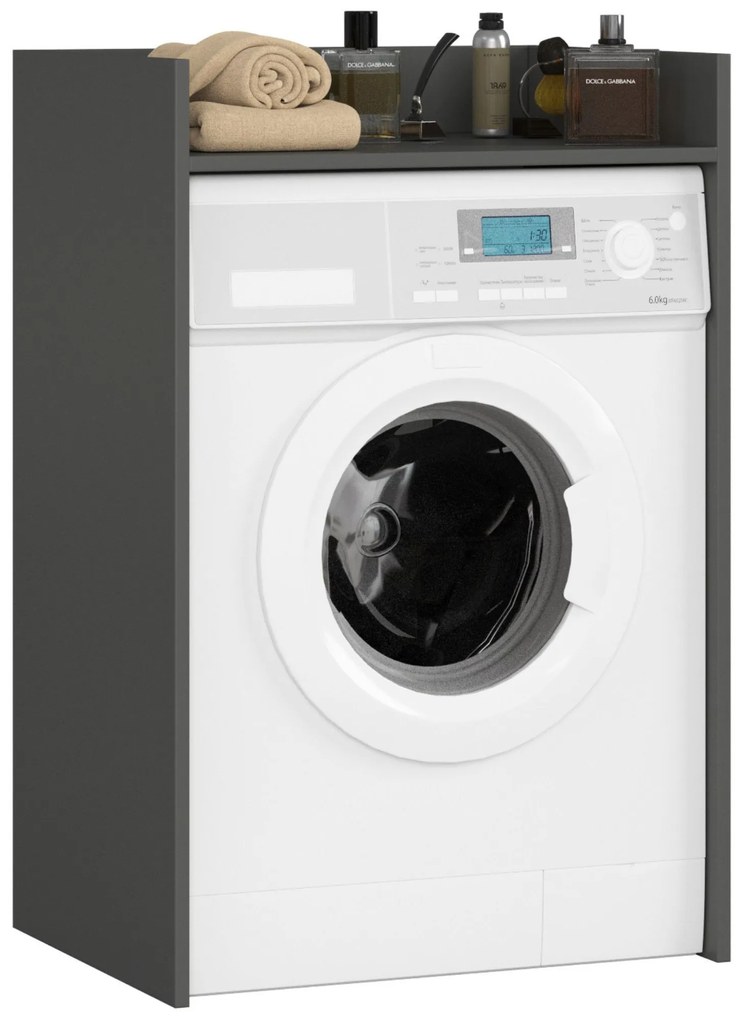 Kúpeľňová skrinka nad práčku FIN II grafitovo šedá