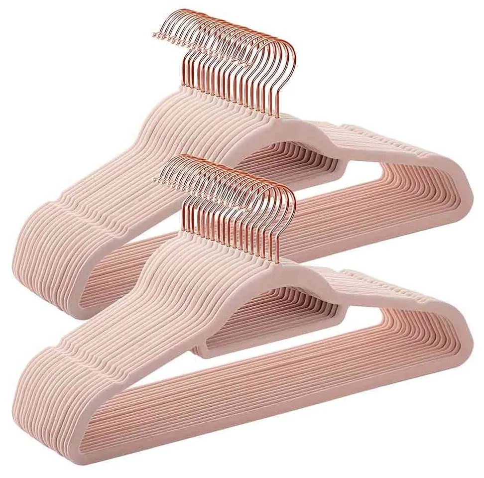 Sada 50 ks Vešiaky na šaty 45 × 23 × 0,5 cm