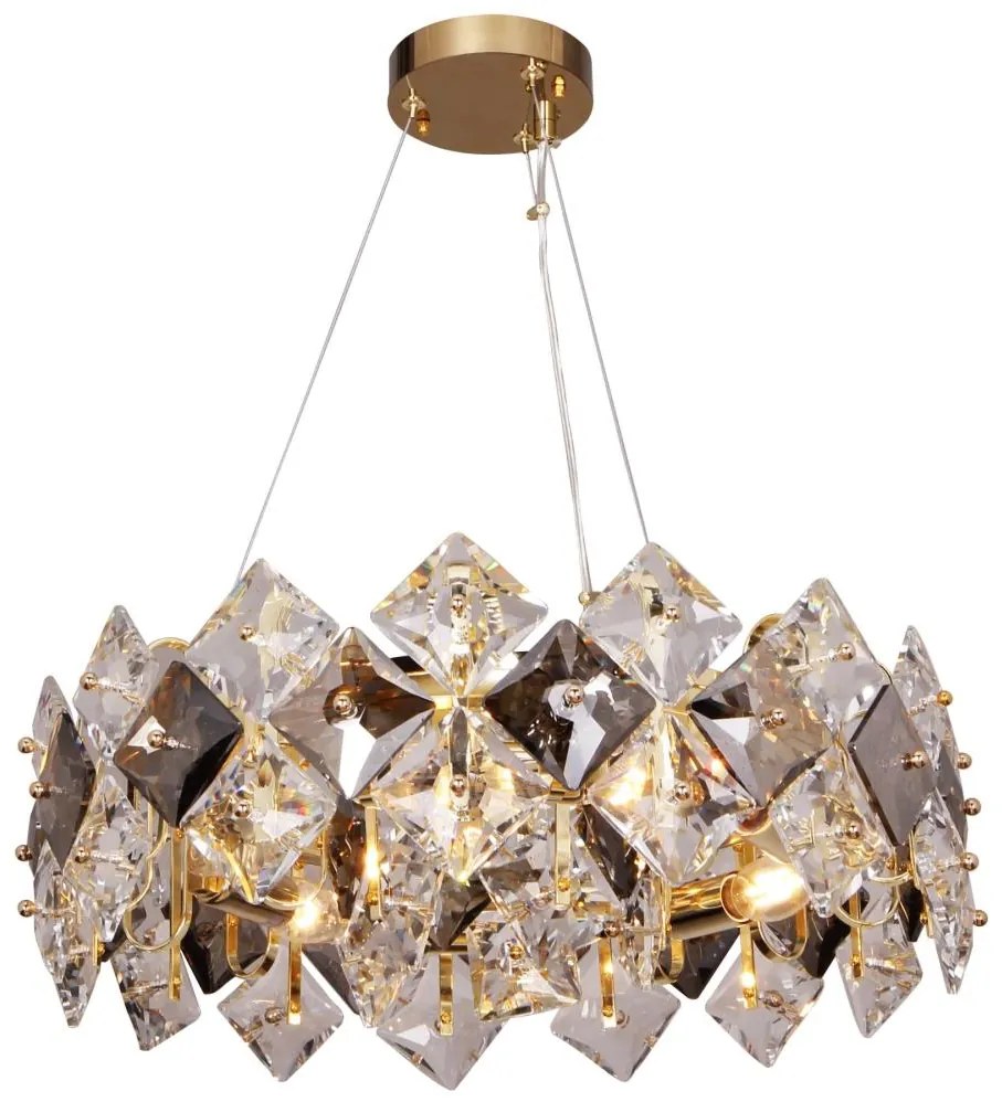 Zuma Line 9864-500 - Luster na lanku TIARA 6xE14/40W/230V zlatá