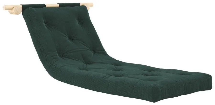 Tmavozelené menčestrové kreslo Hooked – Karup Design