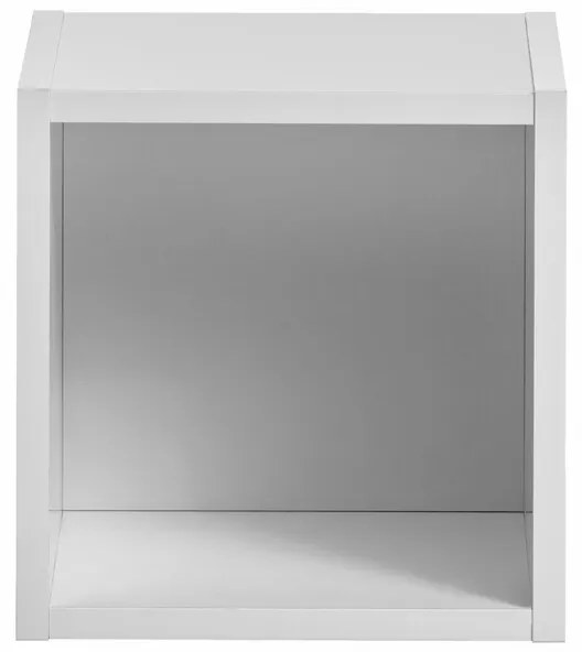 Kúpeľňový regál Nova White 83-27-Q biely