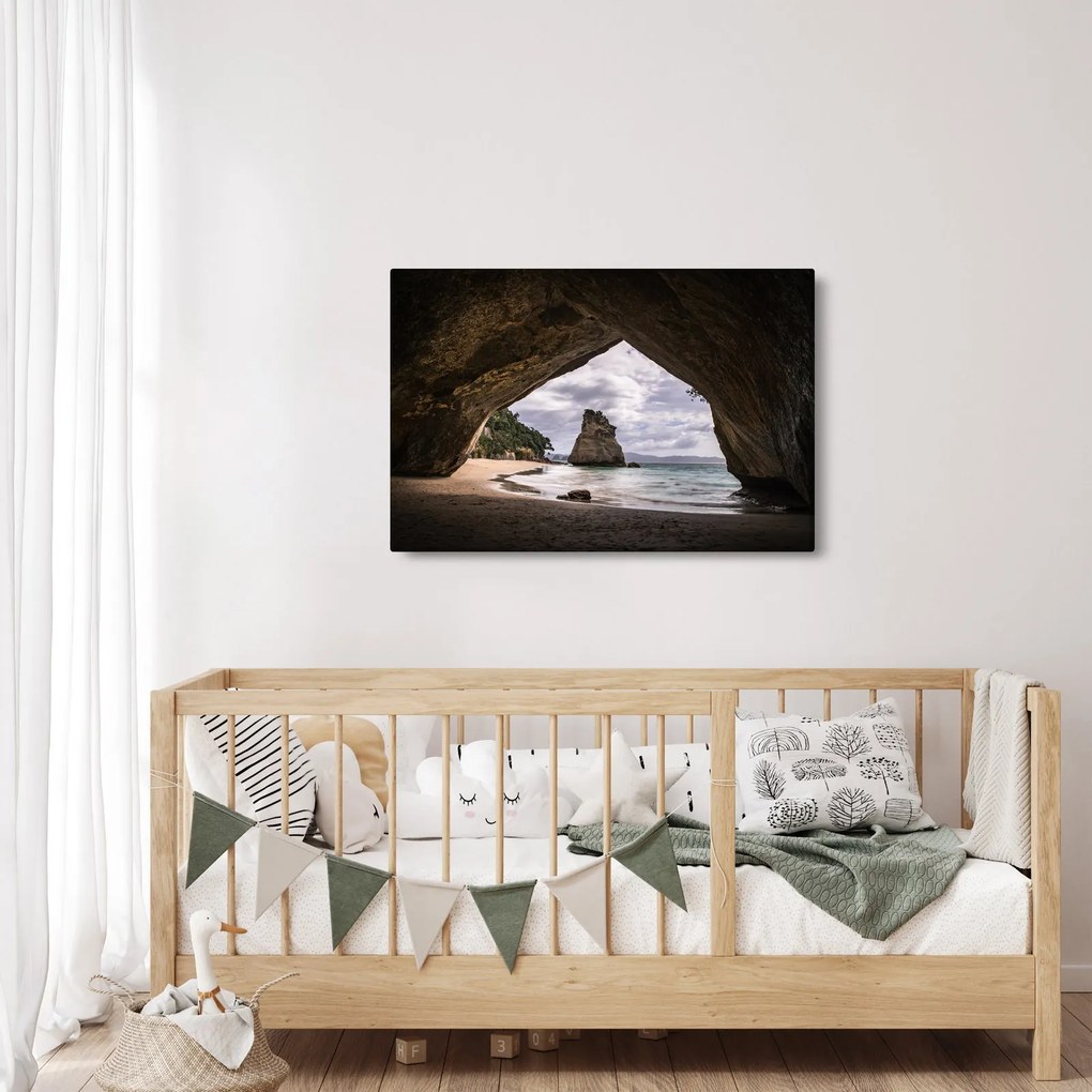 Obraz z jaskyne, Nový Zéland (90x60 cm)