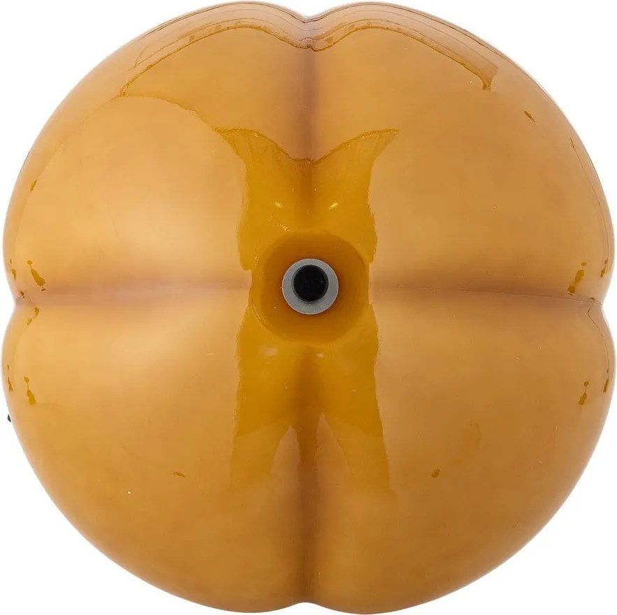 Okrovožltá stolová lampa so skleneným tienidlom (výška 46,5 cm) Kinoko – Bloomingville