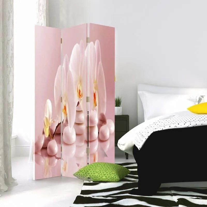 Gario Paraván Zenové orchidey Rozmery: 180 x 170 cm, Prevedenie: Klasický paraván