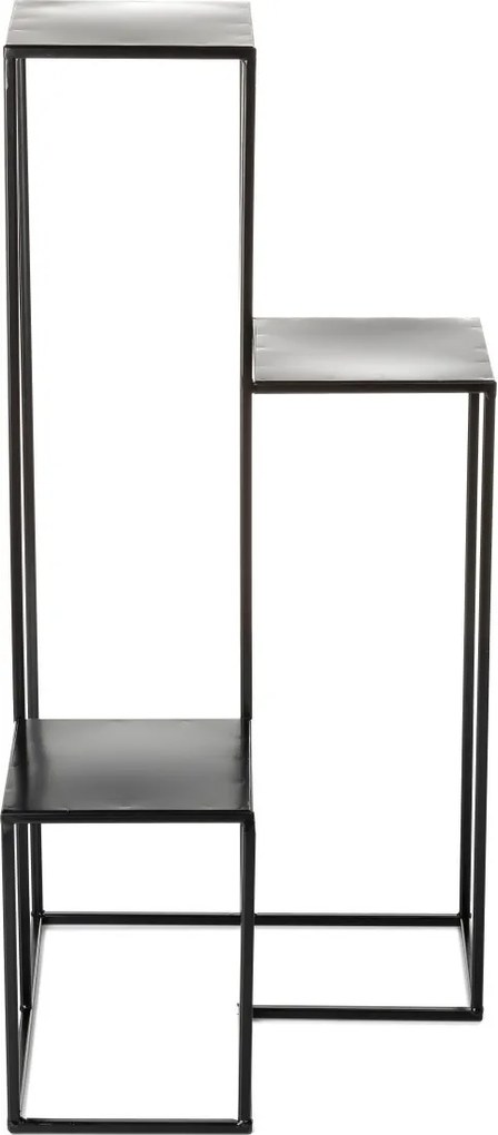 STOJAN NA KVETINÁČ KASKADA 85X40X40 CM ČIERNA