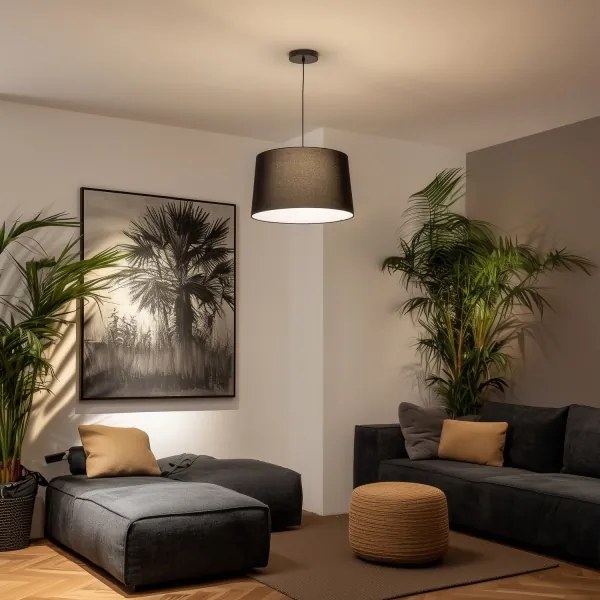 Brilagi - LED luster na lanku CERIA 1xE27/40W/230V, priemer 45 cm, čierny