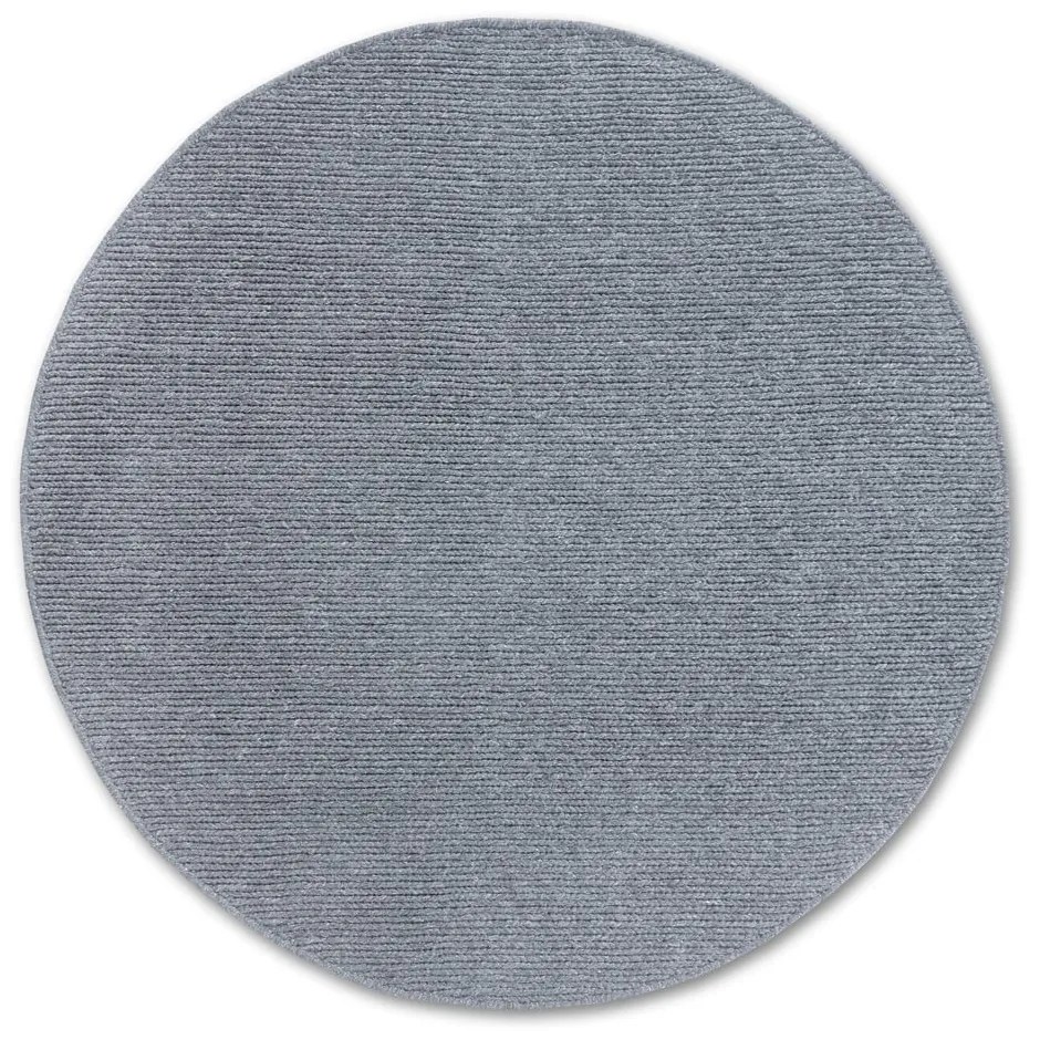 Sivý ručne tkaný vlnený okrúhly koberec ø 200 cm Francois – Villeroy&Boch