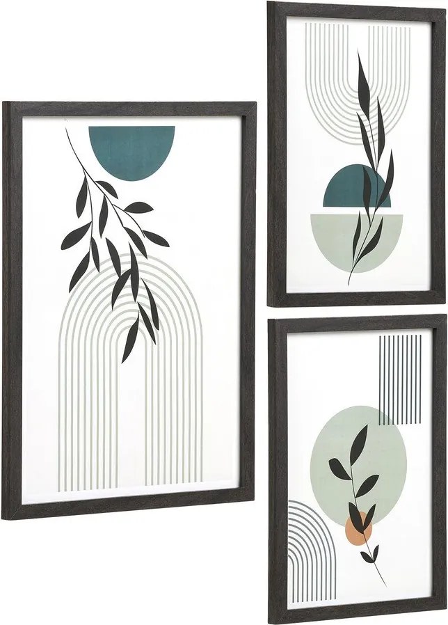 Čierne rámčeky v súprave 3 ks na stenu 30x40 cm Aspen – House Nordic