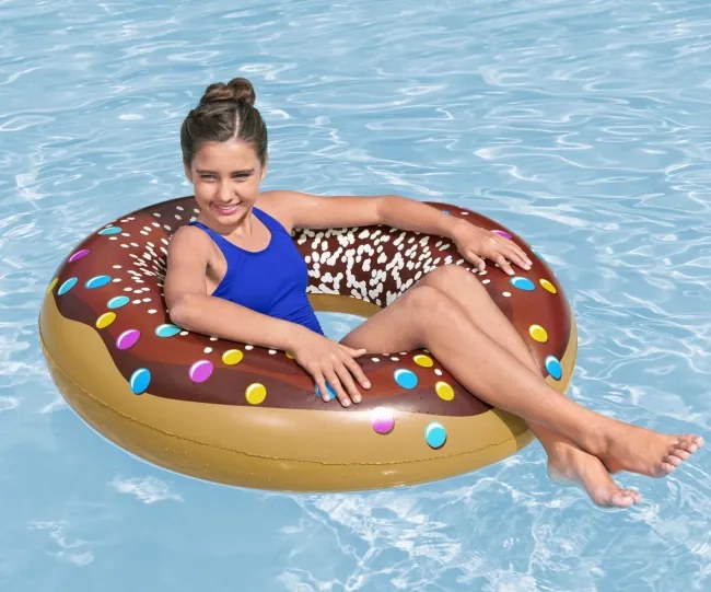 Kruh na plávanie Bestway 36118 Donut hnedý 107cm