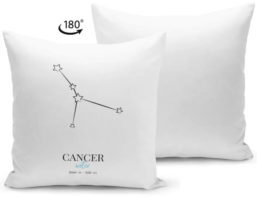 Vankúš s výplňou Kate Louise Cancer, 43 x 43 cm