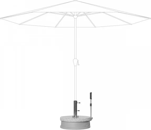 Doppler Expert 45kg EASY MOVE - pojazdný žulový stojan na slnečník