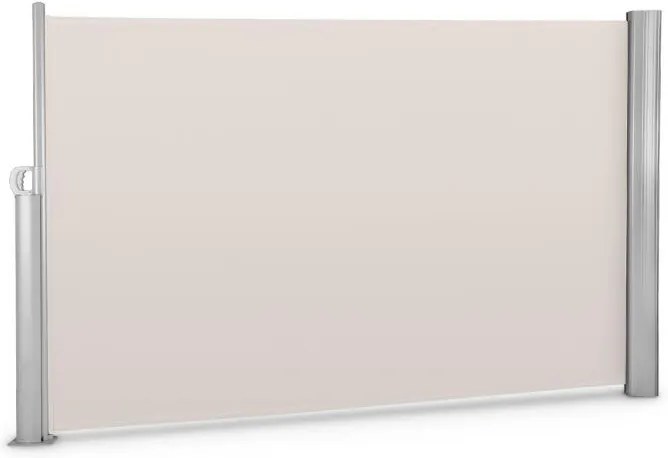 Blumfeldt Bari 318, bočná markíza, bočná roleta, 300 x 180 cm, hliník, krémovo piesková