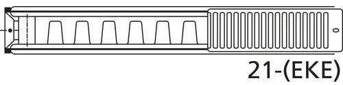 Doskový radiátor Rotheigner 21 300 x 1000 mm 8 prípojok (bočné, dole vpravo alebo vľavo alebo uprostred)