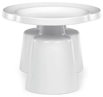 Autronic BONTEC Konferenčný stolík 69x69x43cm, kov CT-F4114 CSM Farba: Biela
