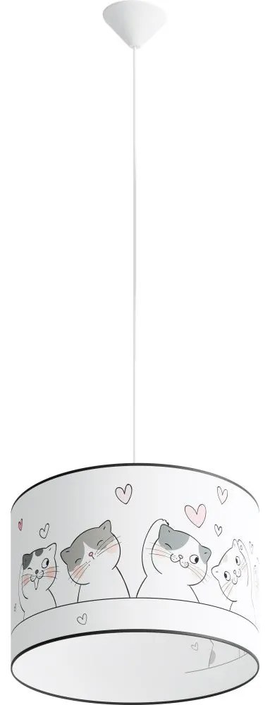 Sollux SL.1419 - Detský luster na lanku CAT 1xE27/15W/230V pr. 40 cm