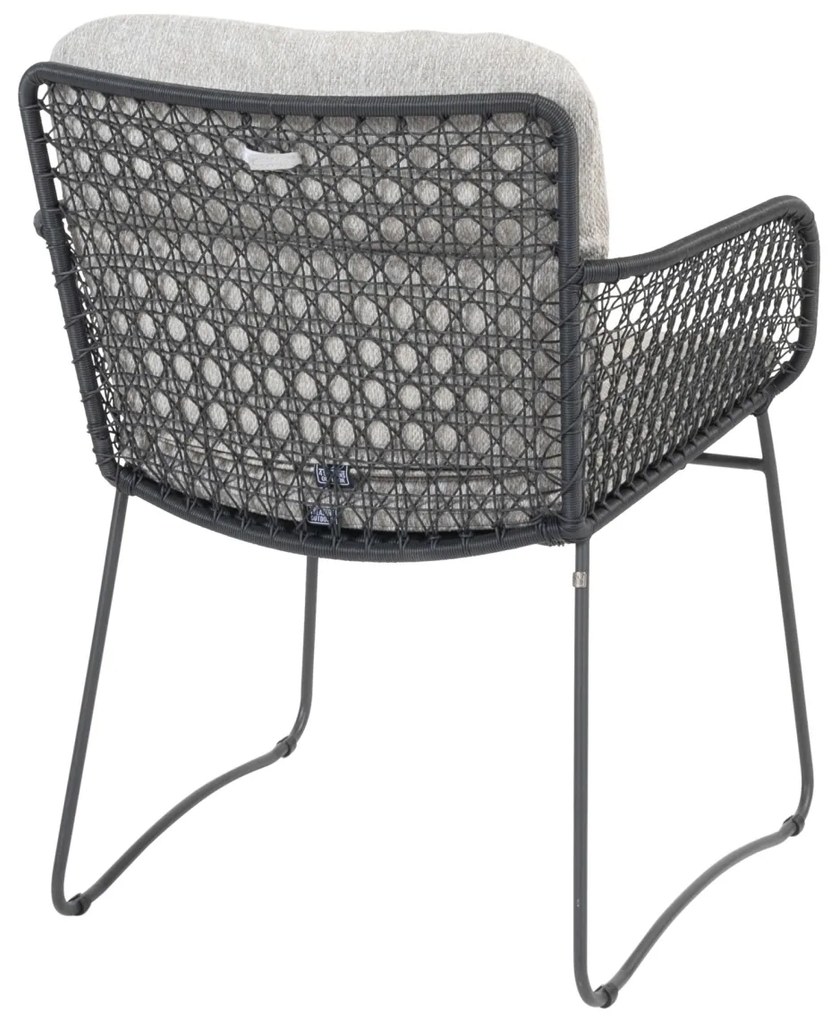 Ambassador Aprilla stolová súprava 1+6 antracit