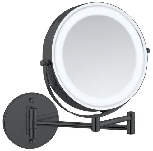 WENKO 71559800 - Zrkadlo POWER-LOC 25,5x32 cm čierne