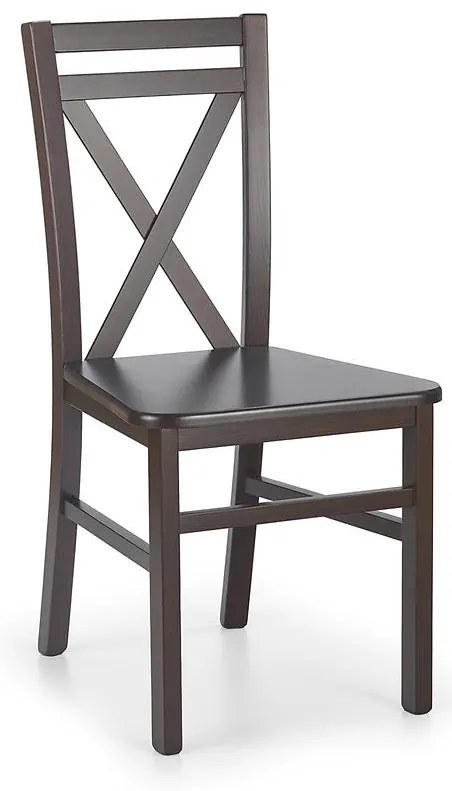 Stolička Dariusz 2 drevo/MDF tmavý orech 45x49x90