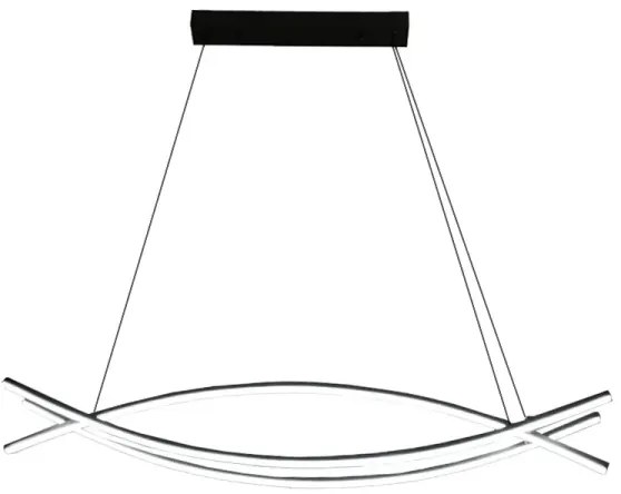 LED Stmievateľný luster na lanku LED/70W/230V 3000-6500K + diaľkové ovládanie